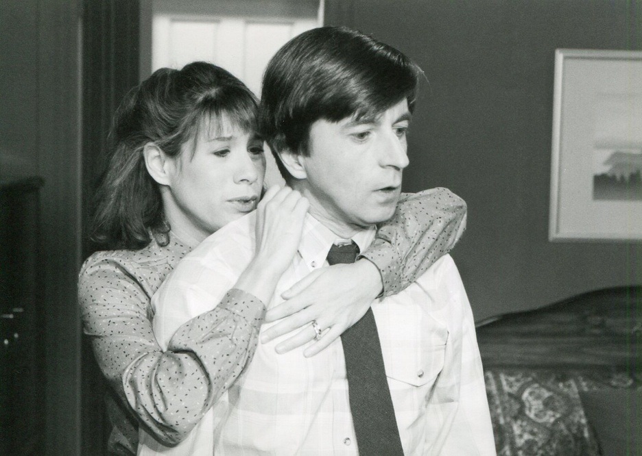 L’Amour avec un grand A, Sylvie Léonard et Ghyslain Tremblay / Photo : Radio-Québec